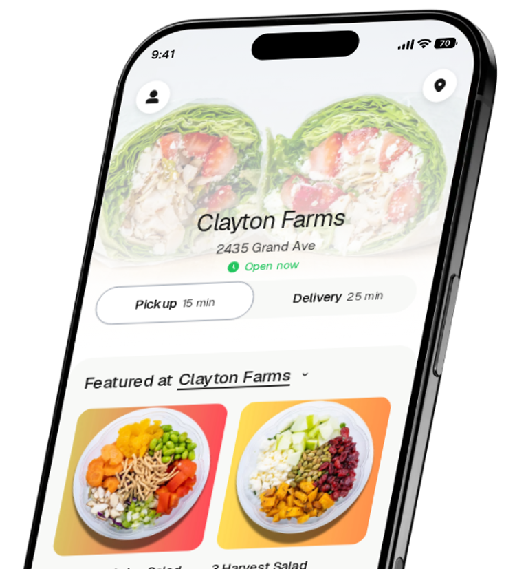 Clayton Farms app preview