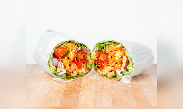 Hot Honey Chicken Wrap.