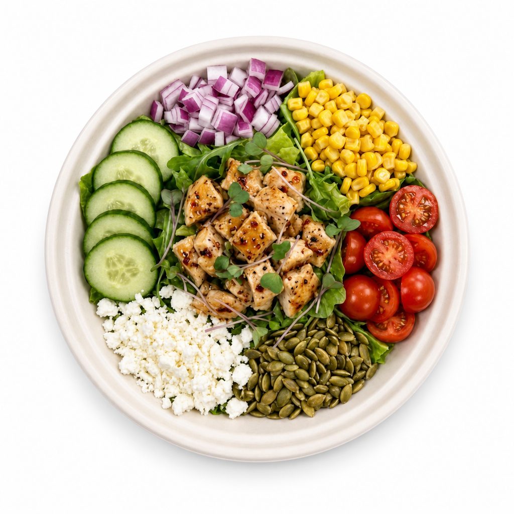 Hot Honey Chicken Salad.