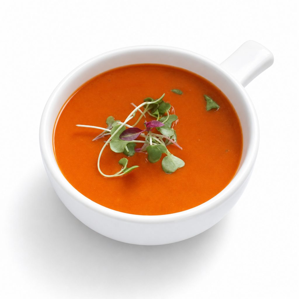 Red Pepper Gouda Bisque.