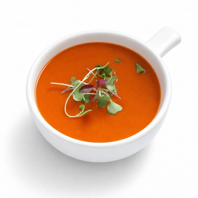 Red Pepper Gouda Bisque.