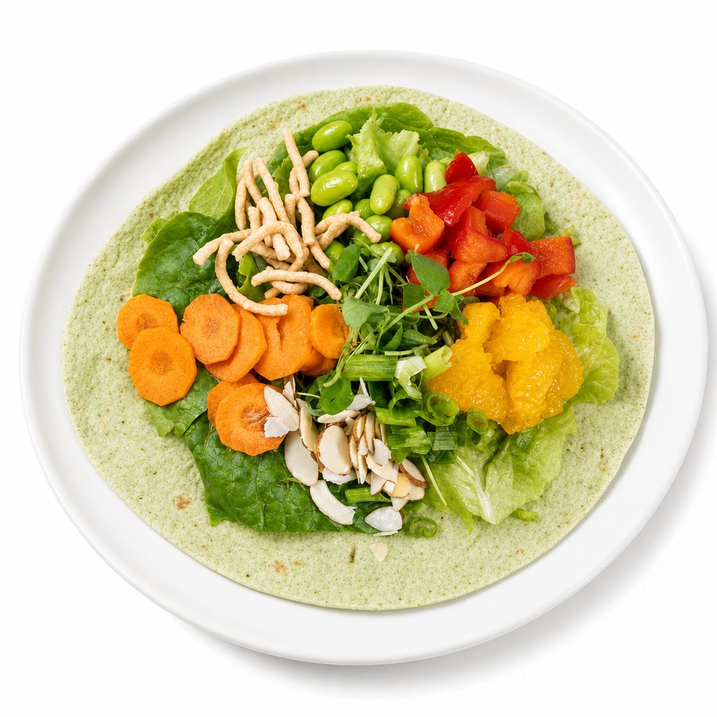 #2 Crunchy Asian Wrap.