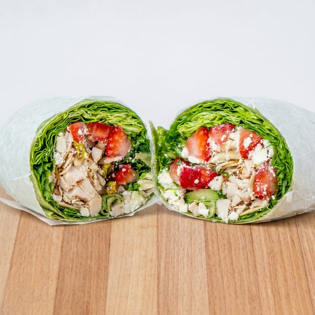 Strawberry Arugula Wrap.