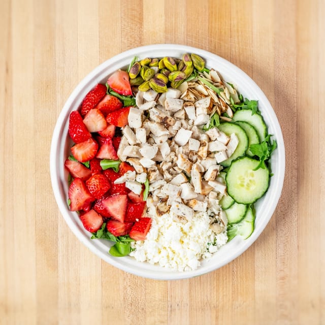 Strawberry Arugula Salad.